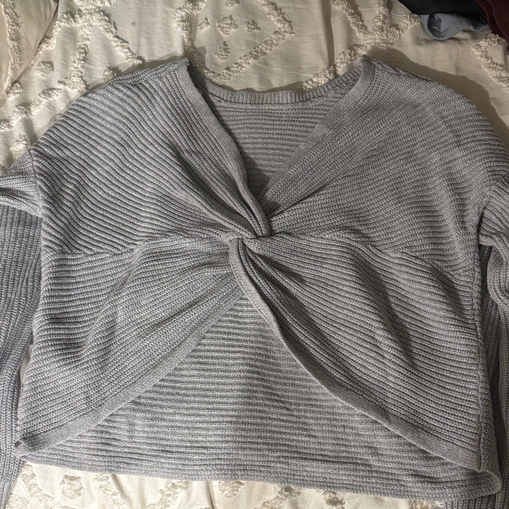 Holster Gray Knit Sweater